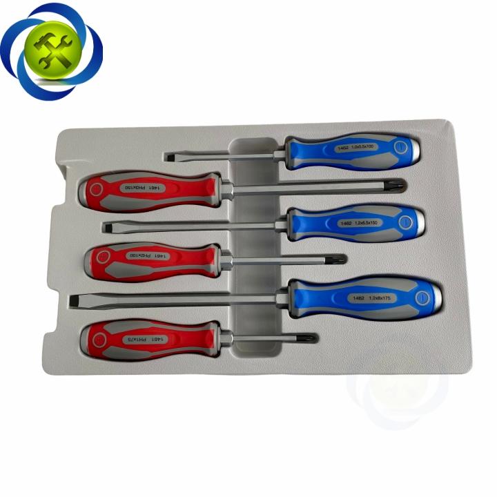 Bộ tua vít đóng 6 cây bake + dẹp Kingtony 30206MR