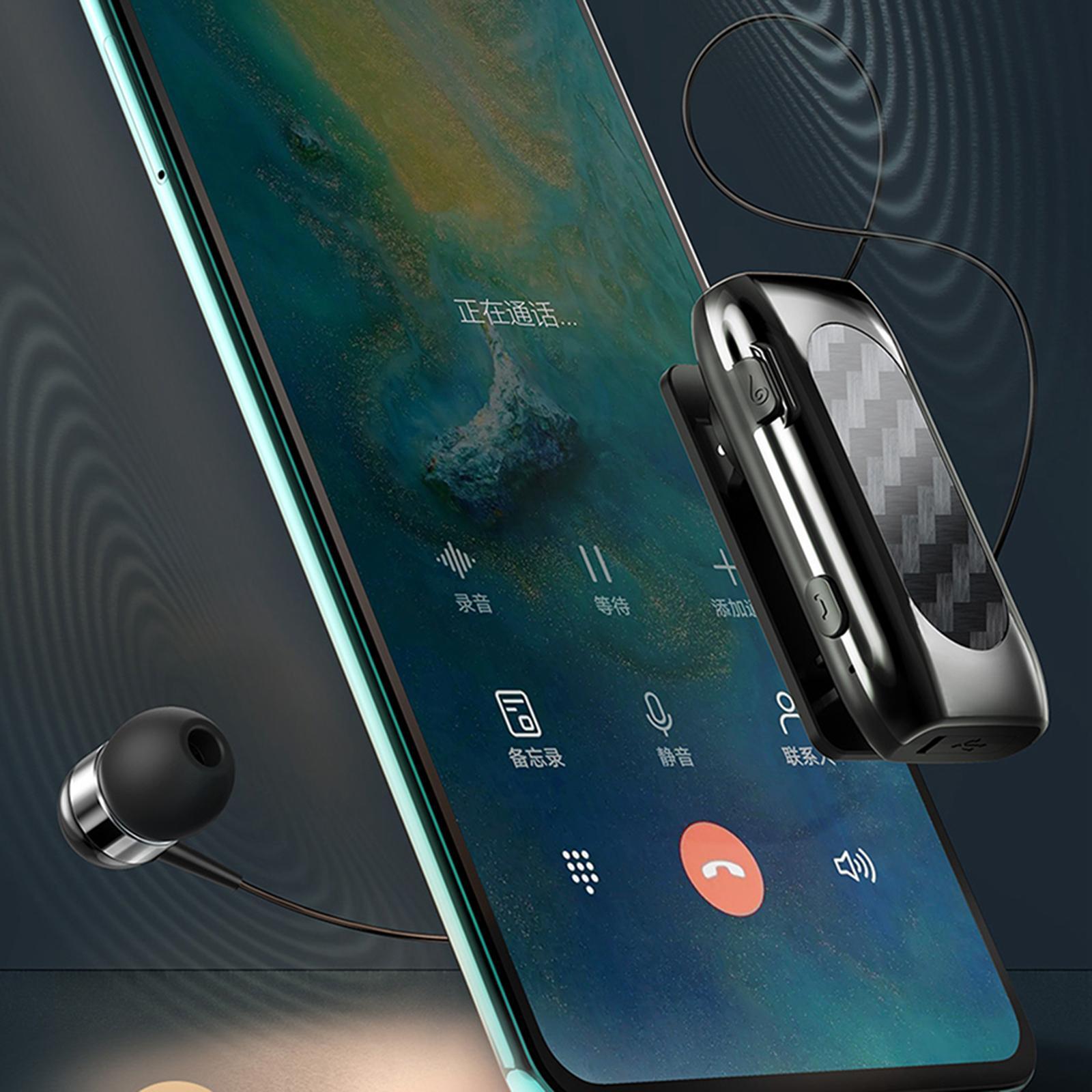 Bluetooth 5.2  Earphone Stereo Portable Sport Headset for Outdoor Black