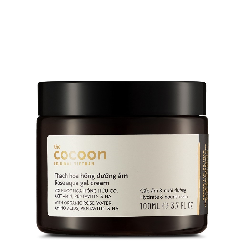 Thạch hoa hồng Cocoon dưỡng ẩm cấp ẩm và nuôi dưỡng 100ml