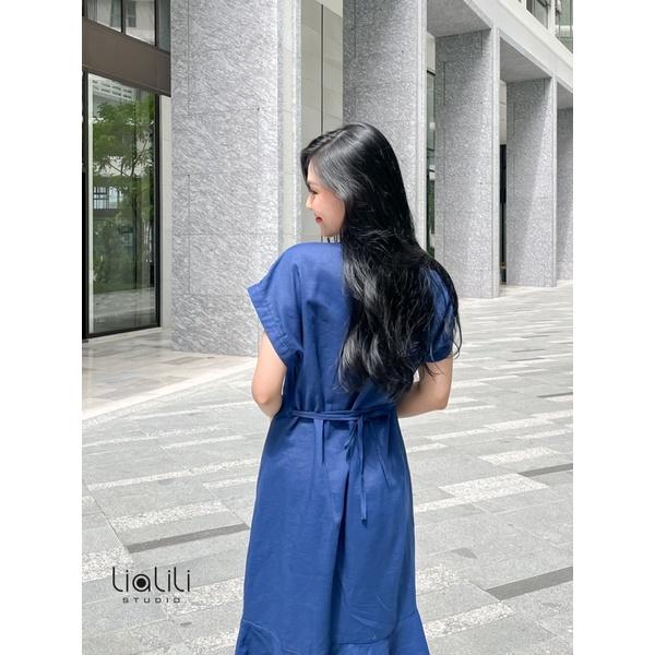 Đầm linen 2 túi - Thiết kế từ