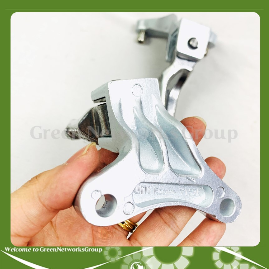 Gác chân sau exciter 150 CNC màu bạc Green Networks Group ( 1 Cặp )