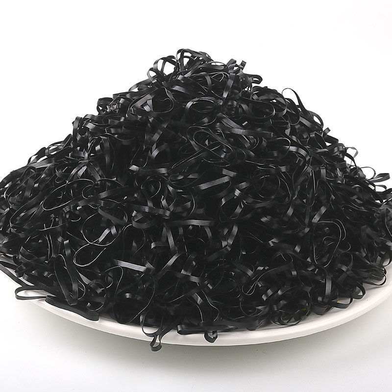 Dây Thun Cột Tóc - gói 10 gram màu đen