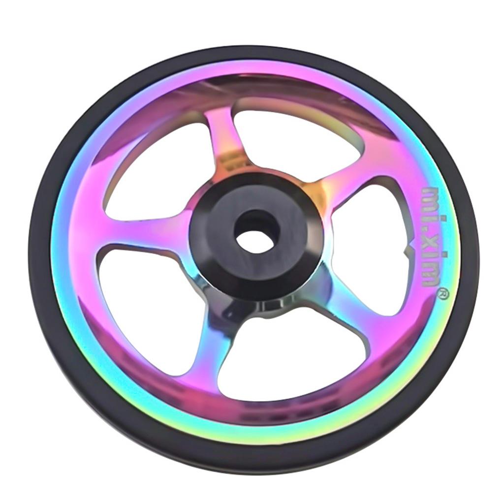 4x Folding Bike Easy Wheels Foldable Easywheel Refit Parts for Brompton