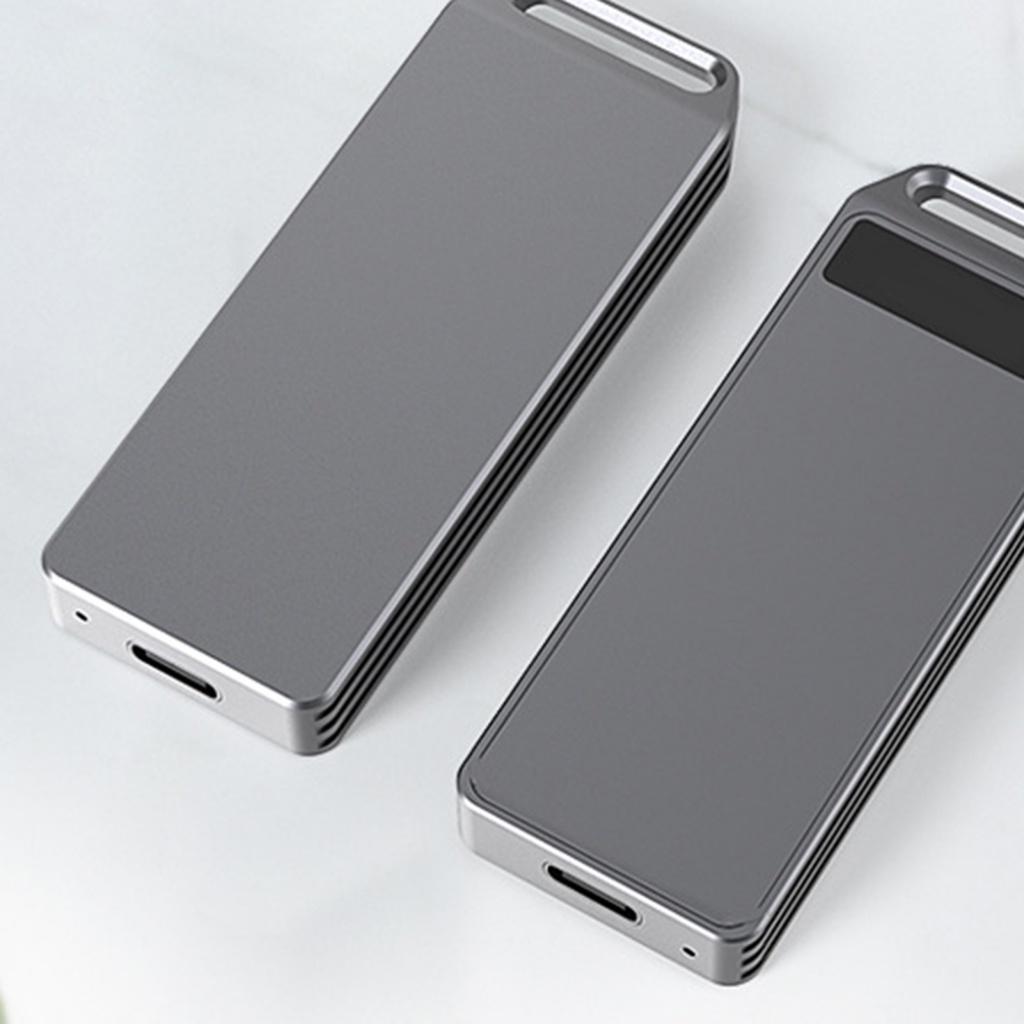 Xia| Hộp Đựng Ổ Cứng HDD Mini NGFF / SATA Sang USB 3.1 Màu Trơn