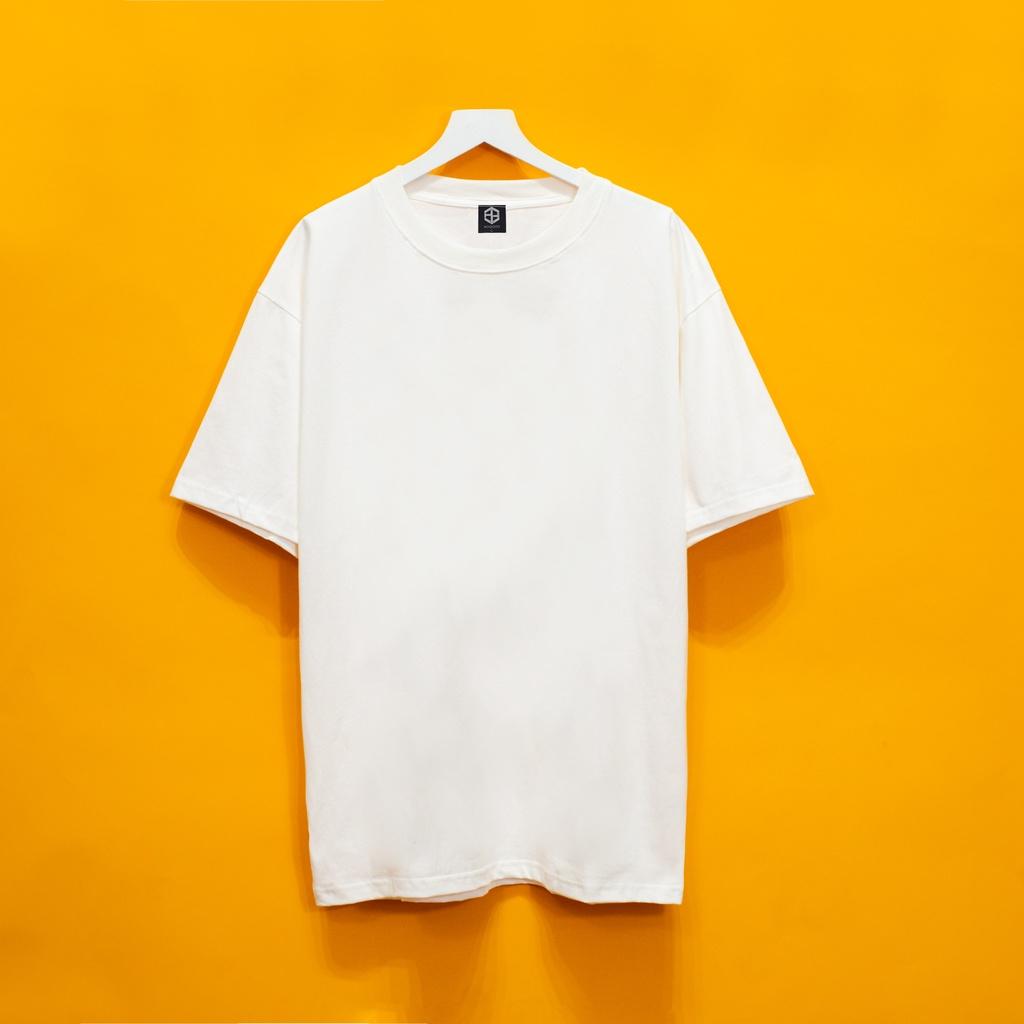 Áo thun Trơn basic Hogoto shop , Áo thun unisex nam nữ form rộng oversize chất liệu Cotton 10 màu