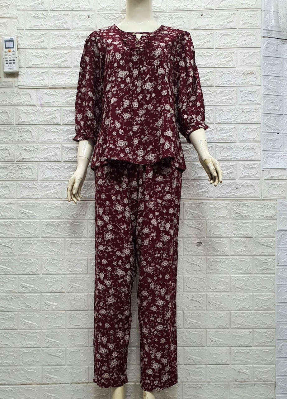 [40kg - 80kg] Đồ Bộ Măc Nhà, Đồ Bộ Nữ Tole (Lanh) Nhung Tay Quần Dài Tay Lỡ Bigsize, Màu 11