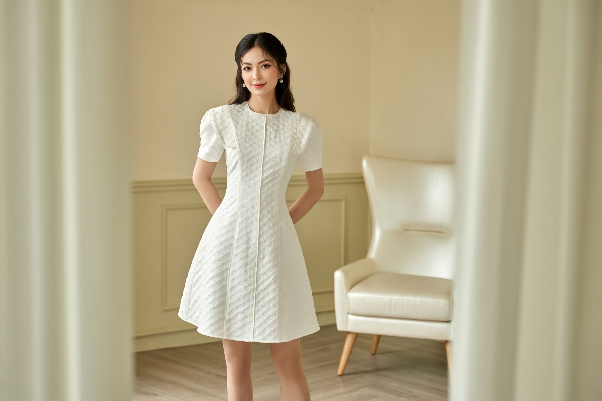 OLV - Đầm Erika White Dress