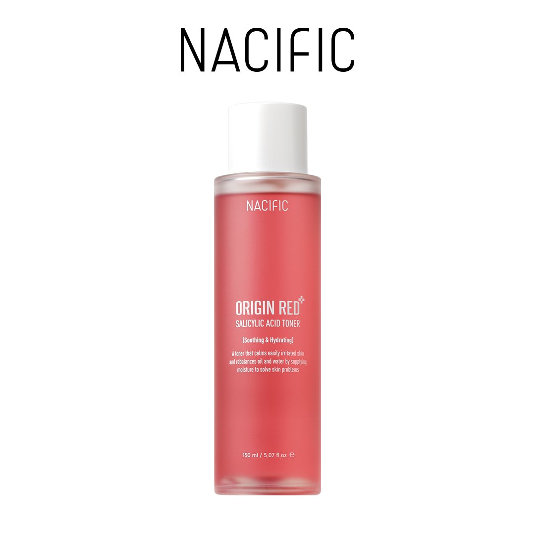 Combo Nacific Tinh chất Origin Red Salicylic Acid Serum 50ml + Nacific Nước hoa hồng Origin Red Salicylic Acid Toner 150ml