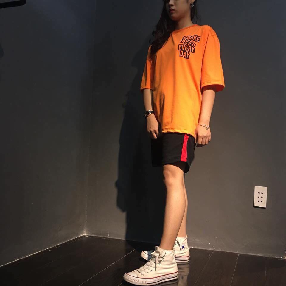 Quần Short Thun 1 Line Sọc Đỏ Unisex - MM