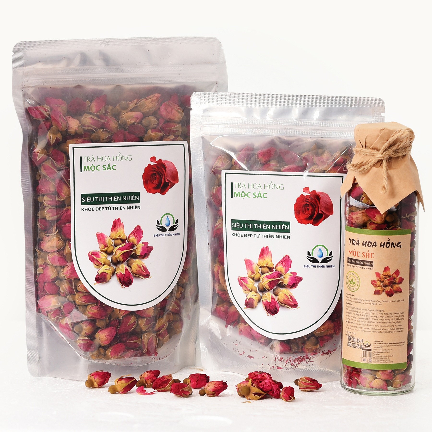 Trà Hoa Hồng Sấy Khô Mộc Sắc 100g