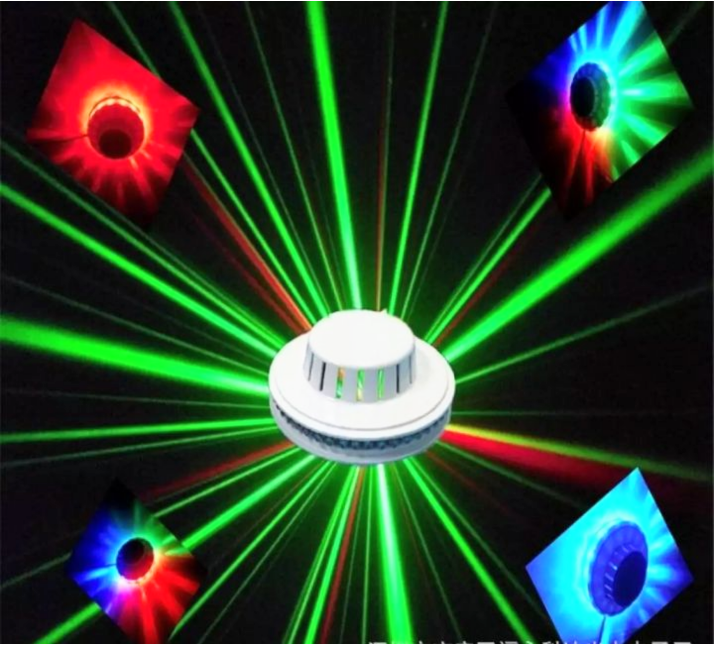 ĐÈN LED TRANG TRÍ NHẤP NHÁY XOAY NHIỀU MÀU KIỂU ĐÈN ĐĨA BAY CỰC CHẤT
