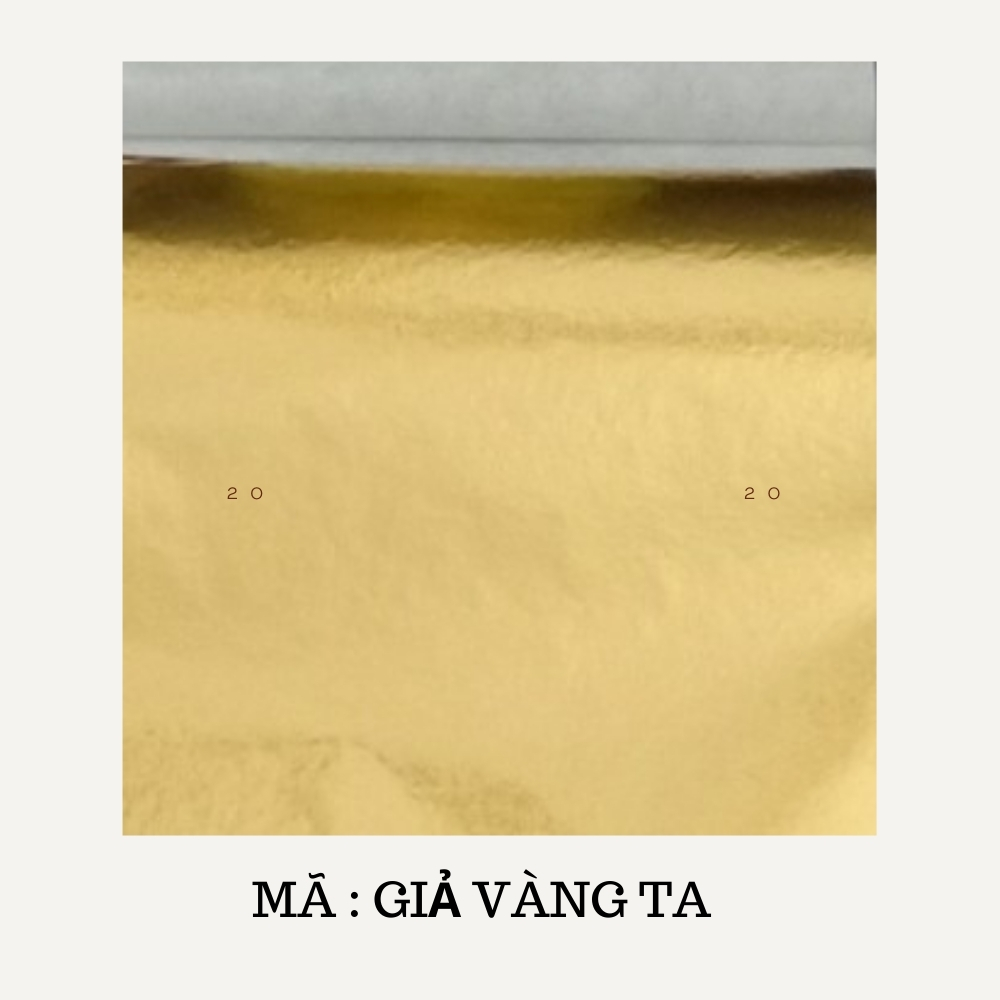 500 lá vàng cao cấp 9cm chuyên dát vàng nội thất,  trang trí decor, thủ công mỹ nghệ