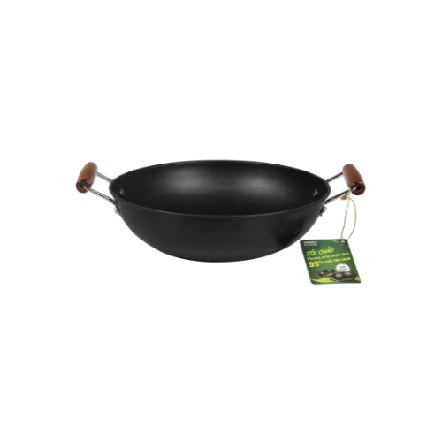 Chảo Saute Pan steel deep piety nitriding green Cook GCW01 available on all kinds of kitchen