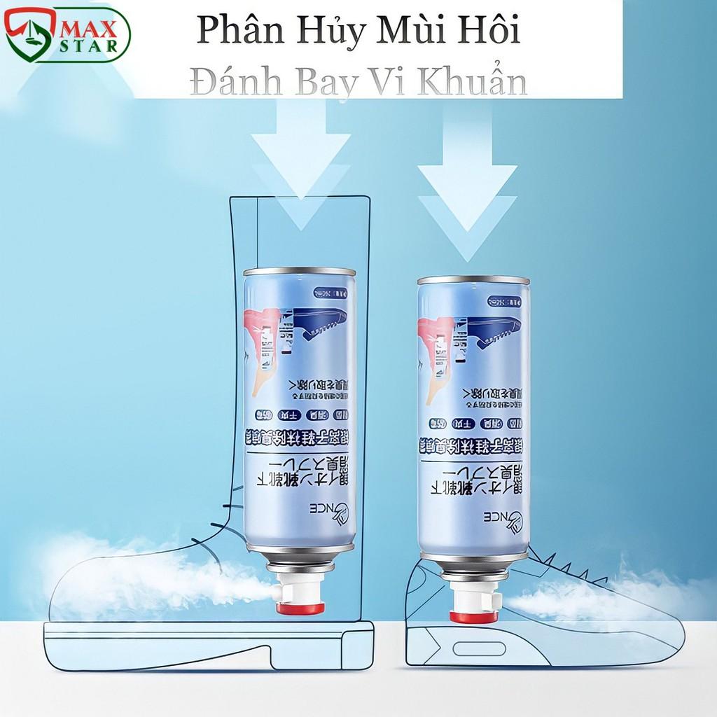 Xịt khử mùi giày và chân diệt khuẩn nano bạc dung tích lớn 260ml Xịt giày khử mùi cao cấp