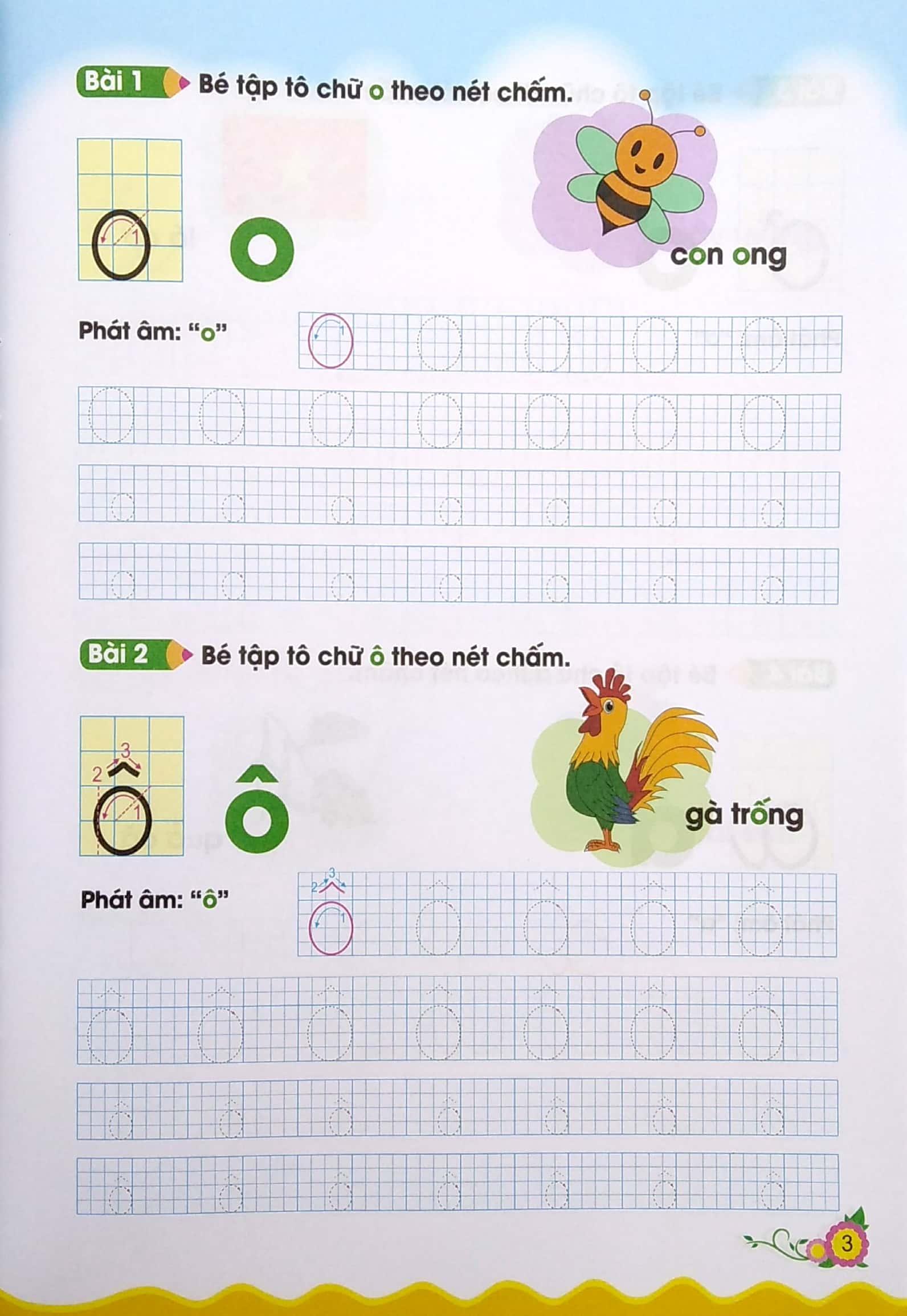 Cùng Bé Bước Vào Lớp 1 - Bé Tập Tô Chữ Và Số