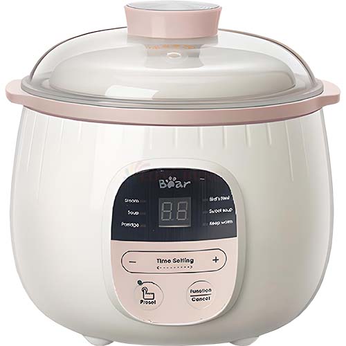 Nồi nấu chậm Bear 0.8 lít SUBE001 - Hàng chính hãng