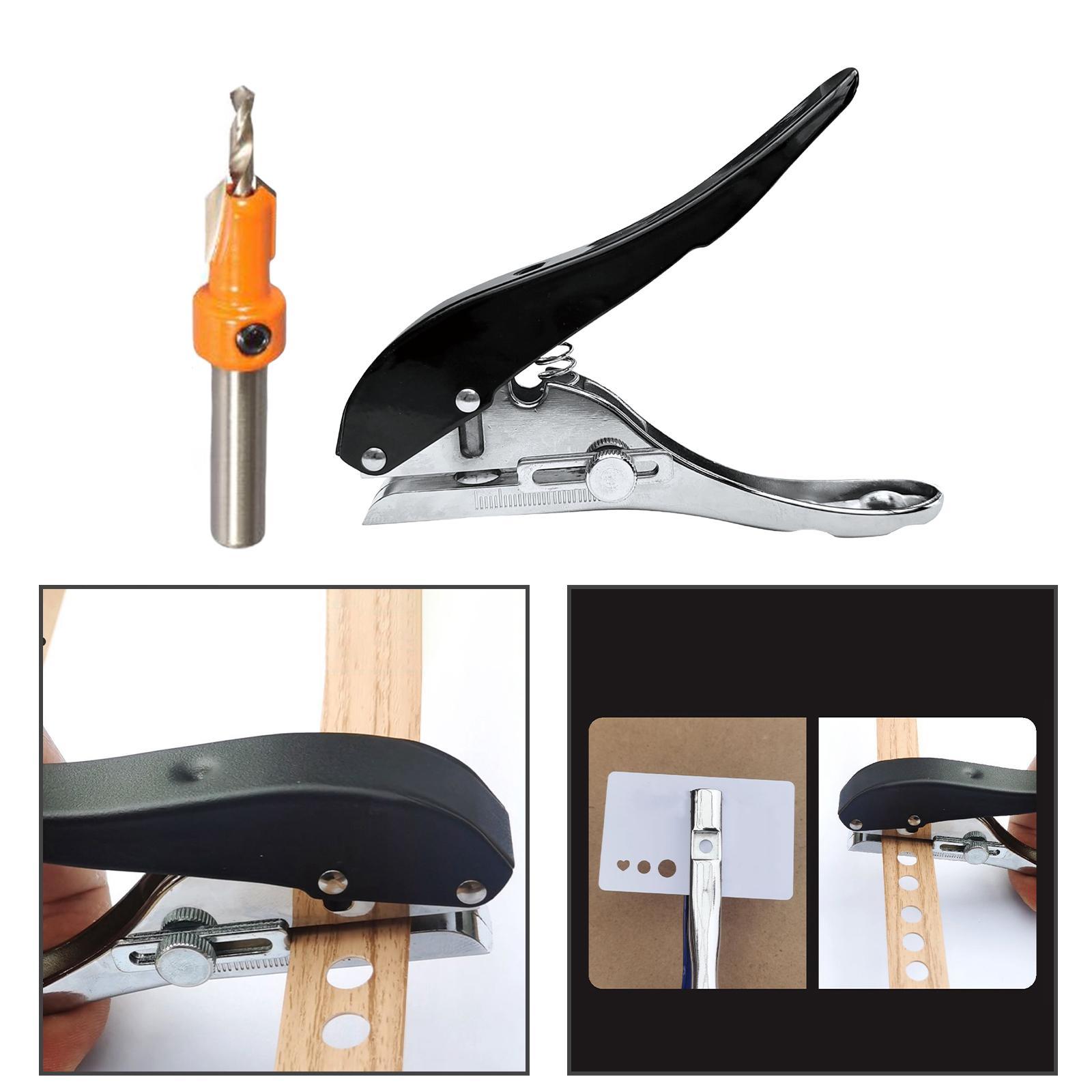 Punching Pliers Heavy Duty Punching Tool for Craft Paper DIY Crafts Tag Photo Woodworking