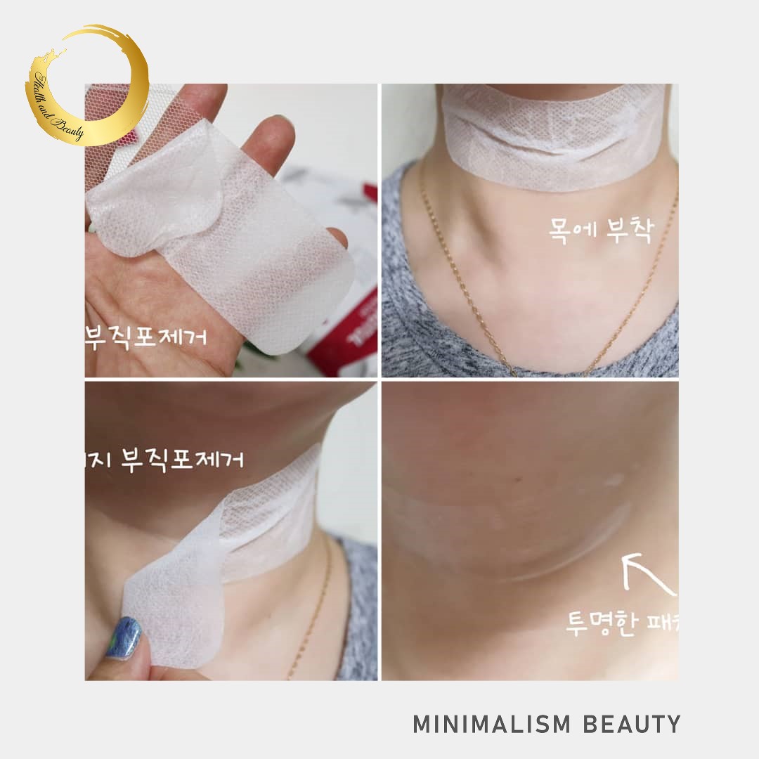 Siêu mặt nạ "tàng hình" Botox chăm sóc làn da vùng cổ Bolca Dermabotul Neck Care Patch