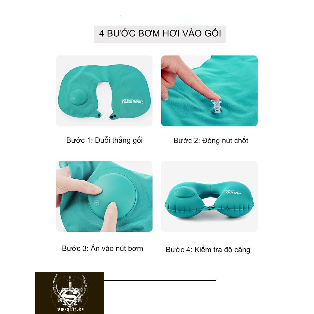 Gối bơm hơi bảo vệ cột sống - SuperStore