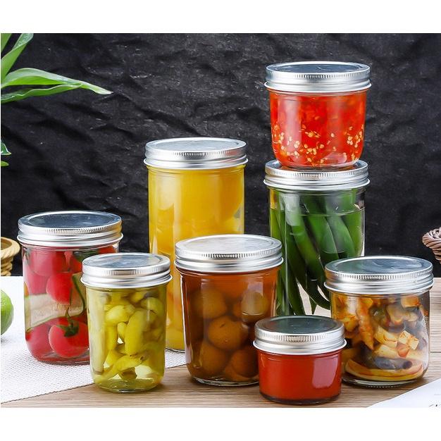 Hũ Thủy Tinh Đái nhỏ JD Nắp Nhôm Đựng Gia Vị