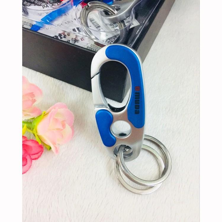 Móc Khóa Thép Phong Cách Châu Âu Hiện Đại Của Thương Hiệu Omuda Mã OMD3752 Móc Khóa Kim Loại Cao Cấp - Xanh Dyuyu
