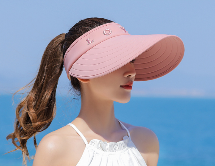 Mũ rộng vành chống nắng nửa đầu phong cách Hàn mới nhất, nón nữ đi nắng chống tia UV cao cấp