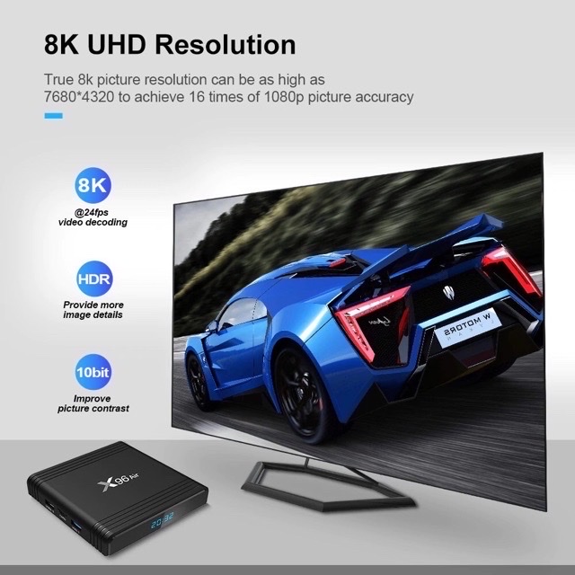 TV Box X96 Air Ram4G, Rom32G, Giọng Nói Với Chuột Bay G20s, Android 9 Pie - Hàng Chính Hãng