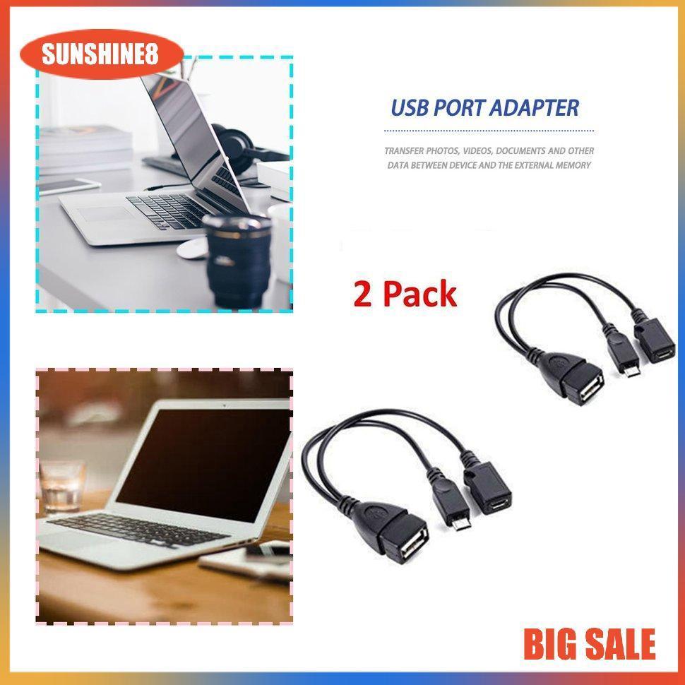 2 Cáp chuyển đổi otg cổng usb dành cho thiết bị fire tv 3 / fire tv 2 / stick