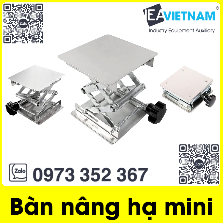 Bàn nâng chiều cao cho phòng thí nghiệm / Bàn nâng hạ mini