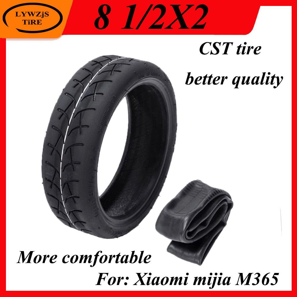 8 1/2x2 lốp bên ngoài bên trong cho Xiaomi Mijia M365 xe tay ga điện 8,5 inch Màu lốp chịu chất lượng cao: lốp bên ngoài