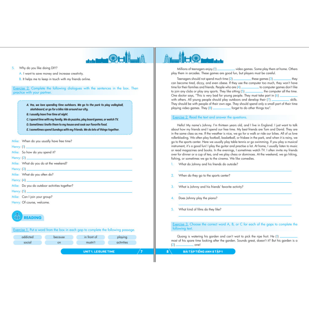 Sách - Bài Tập Tiếng Anh 8 Cơ Bản Và Chuyên Sâu - ndbooks