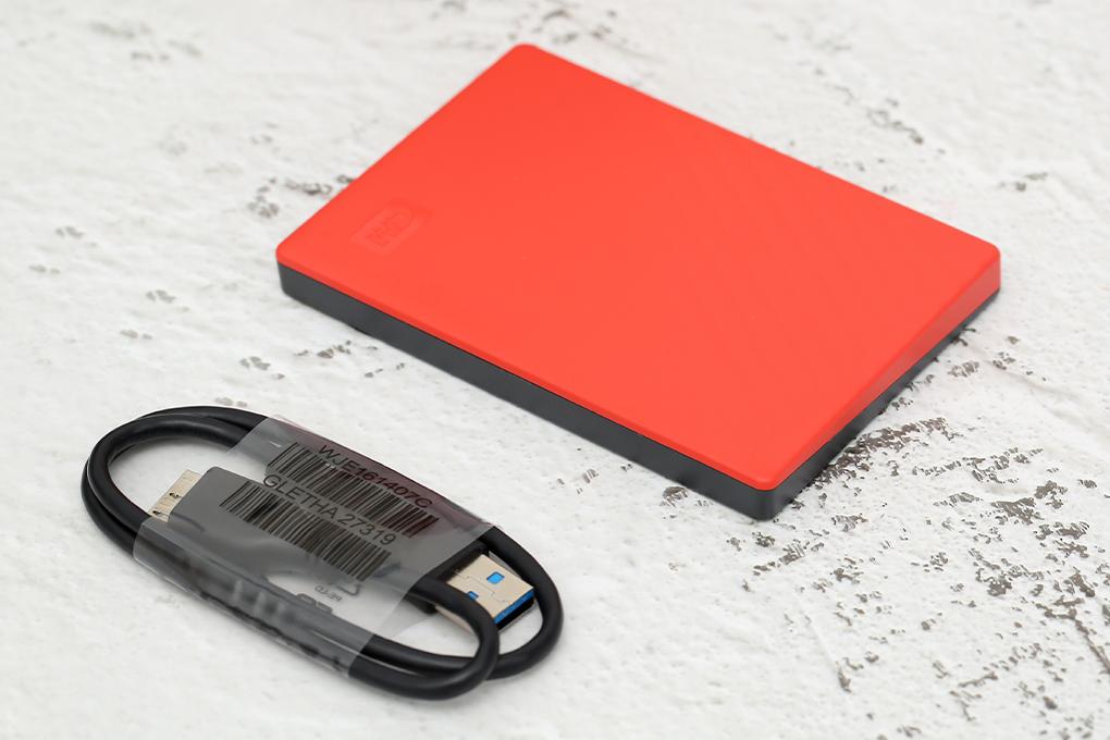 Ổ cứng HDD 1TB WD My Passport G0010BRD Đỏ - Hàng chính hãng