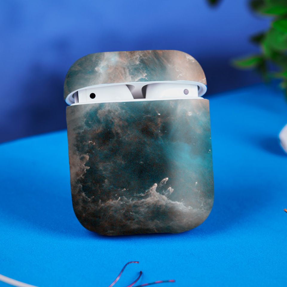 Miếng dán skin chống bẩn cho tai nghe AirPods in hình tinh vân Linh hồn - vutr009 (bản không dây 1 và 2)