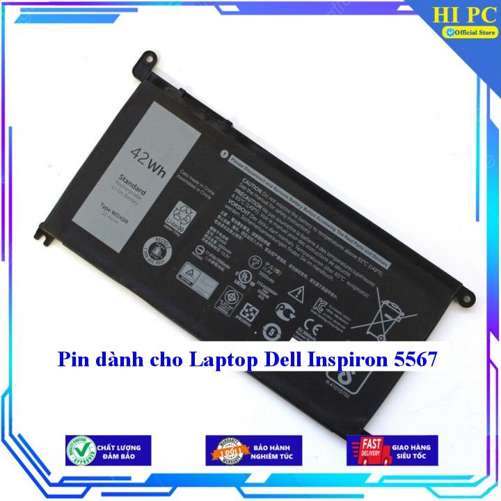 Pin dành cho Laptop Dell Inspiron 5567 - Hàng Nhập Khẩu