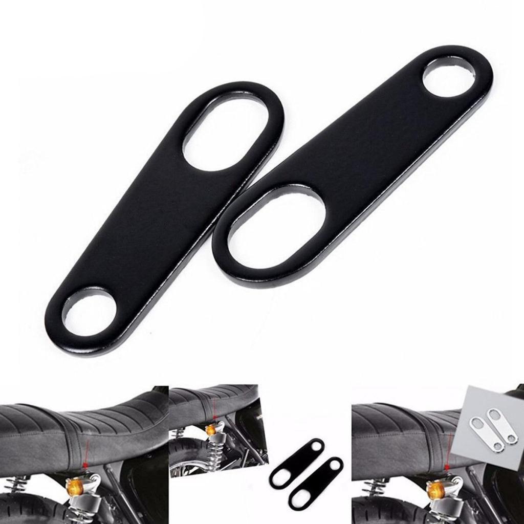 2X 2 Pieces Universal Motorcycle Bike Indicator Relocation Brackets