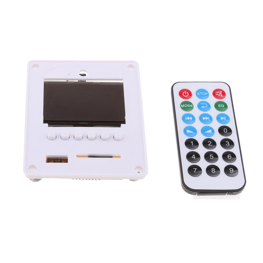 12V Car Wireless Bluetooth WAV APE MP3 Decoder Board Recording USB TF