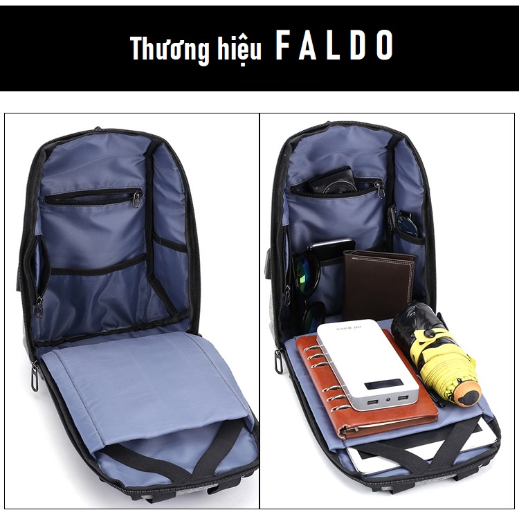 Túi Đeo Chéo Chống Nước Phản Quang FALDO (Kích Thước Lớn)