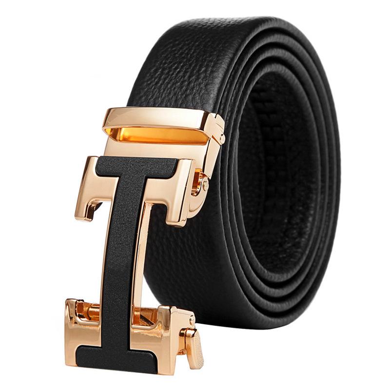 Thắt Lưng Nam Cao Cấp Thiết Kế Thương Hiệu Tùy Chỉnh Khắc Tên Viết Tắt Logo Thời Trang Tự Động Nam Da Dây Thắt Eo