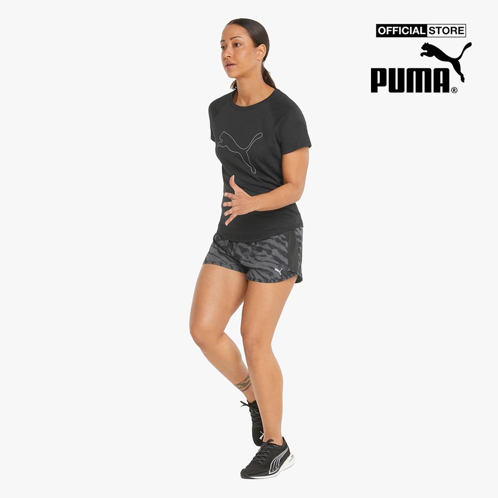 PUMA - Áo thun thể thao nữ ngắn tay 5K Logo 521388