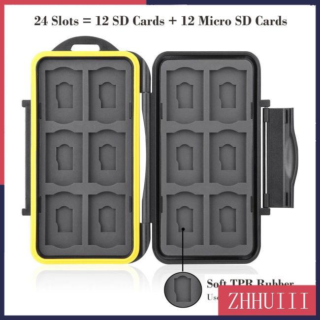 Túi Đựng Thẻ Nhớ 12 SD+12 Micro SD TF Chống Nước