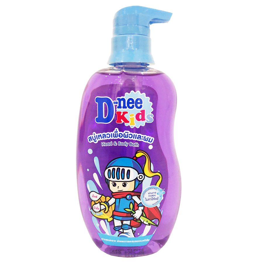 Tắm Gội Toàn Thân Kids Tím D-Nee Dành Cho Bé Trên 3 Tuổi