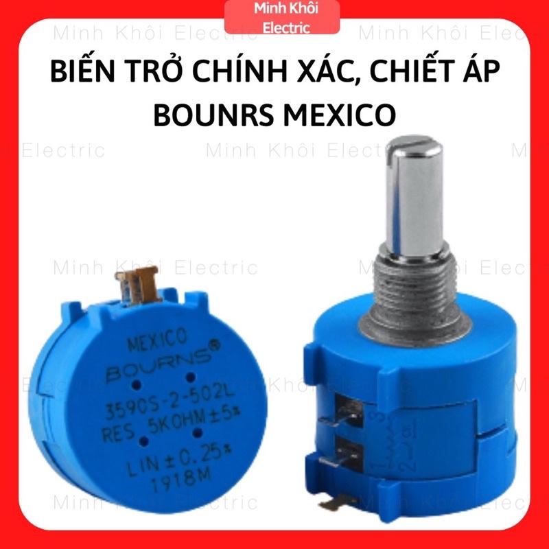 Biến Trở Chính Xác Bourns Mexico đa vòng 3590S, chiết áp chính xác, điện trở chiết áp đa vòng