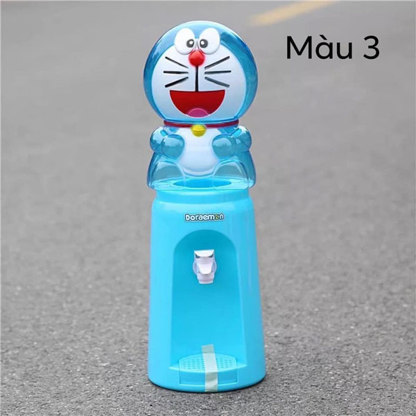 Bình lọc nước mini để bàn dành cho bé yêu - Thông minh - tiện lợi hình DOREAMON KITTY loại 2 lít