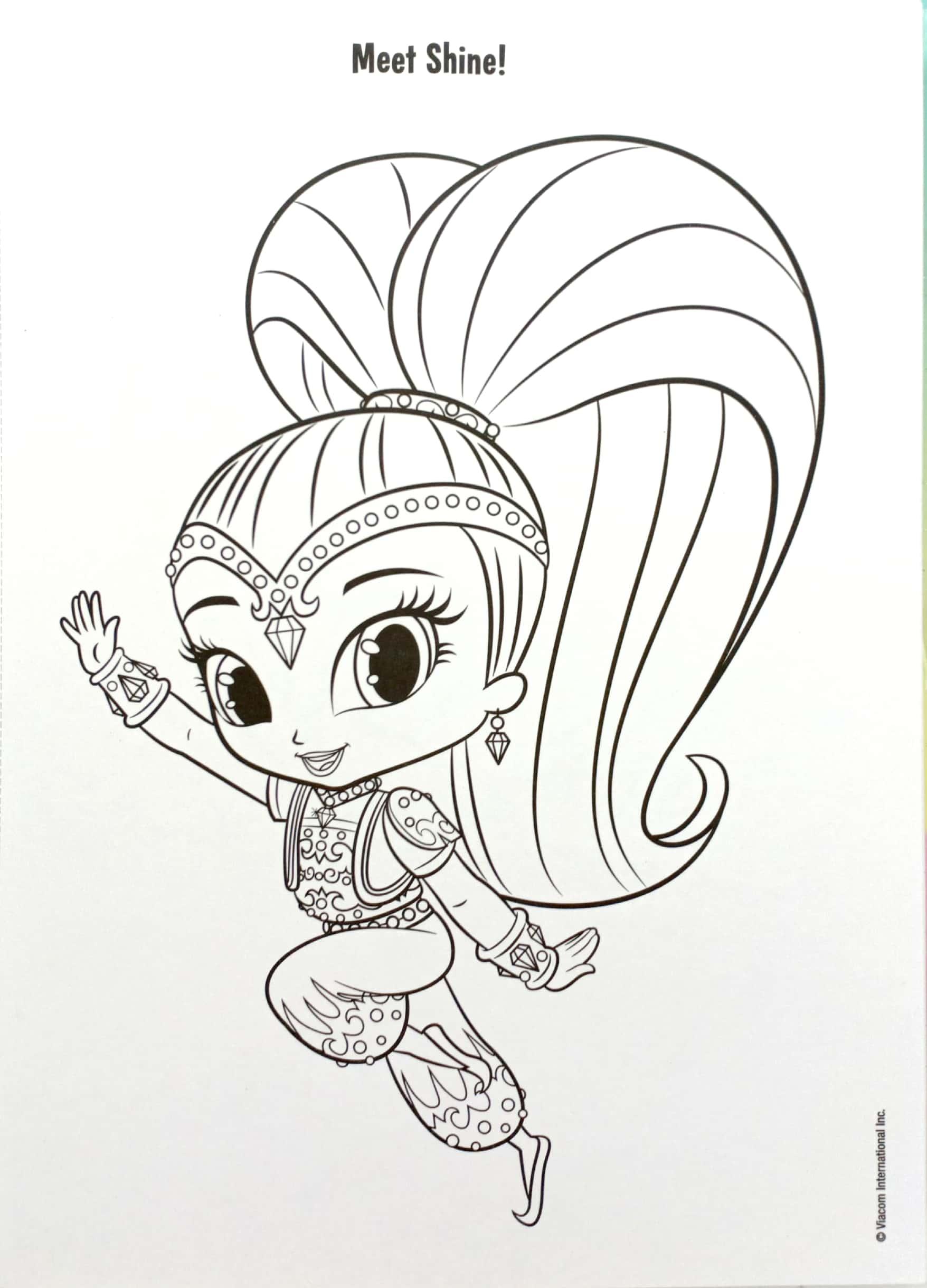 Shimmer &amp; Shine Paint W/ Glitt