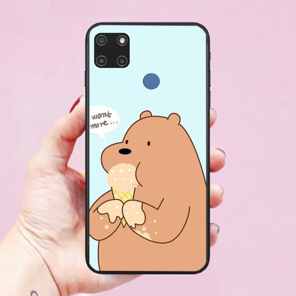 Ốp lưng điện thoại dành cho Realme C12 hình Chú Gấu Dễ Thương