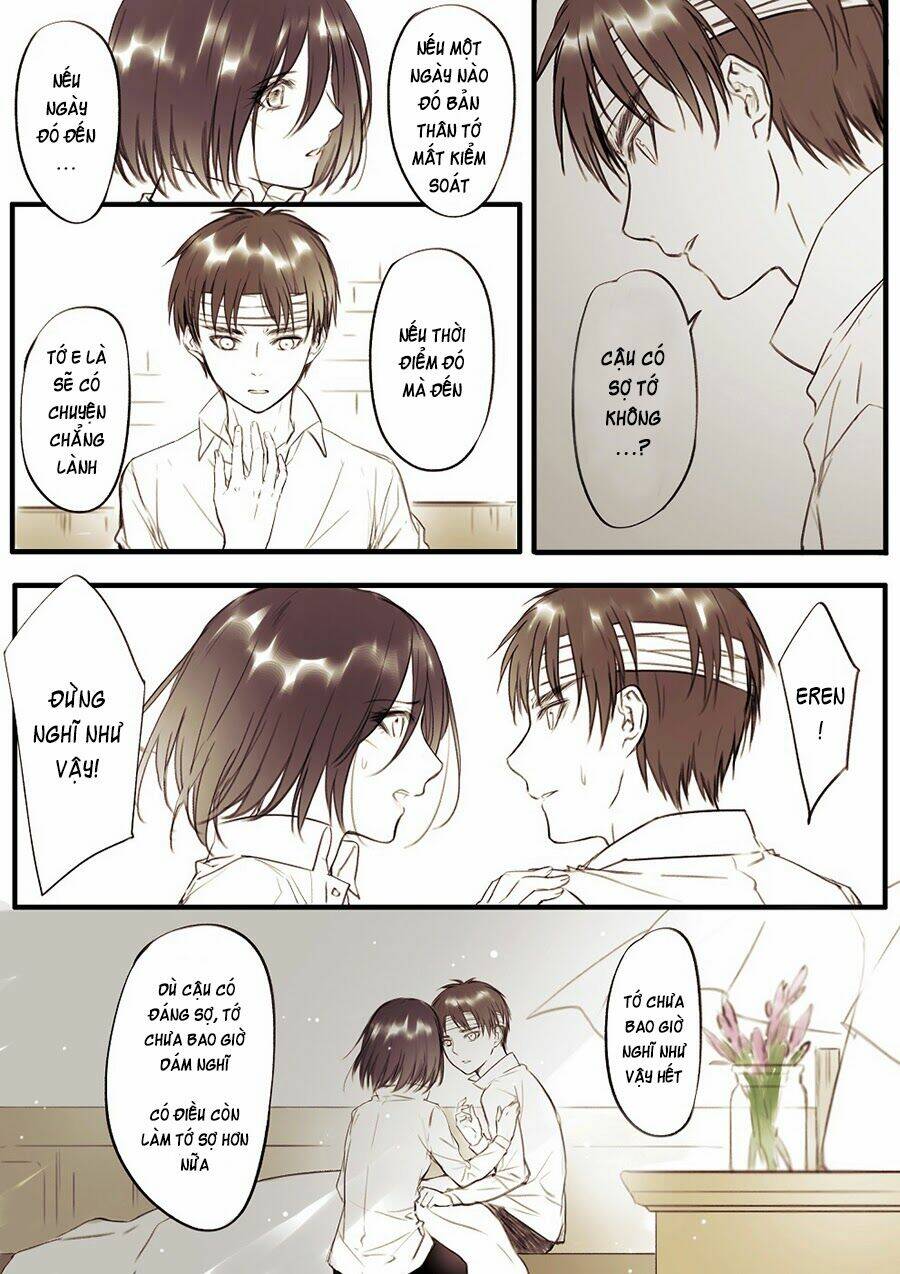 tấn công người khổng lồ - doujinshi eren x mikasa chapter 37 7