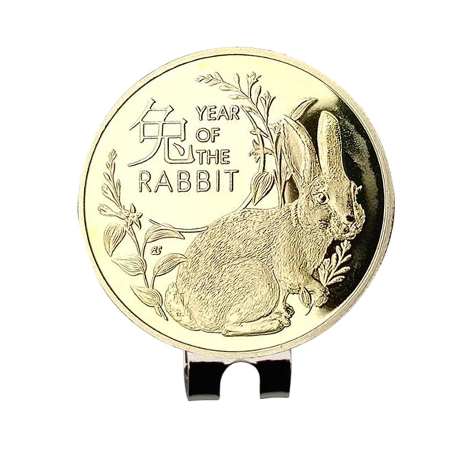 Removable Golf Ball Marker Golfer Men with Hat Clip