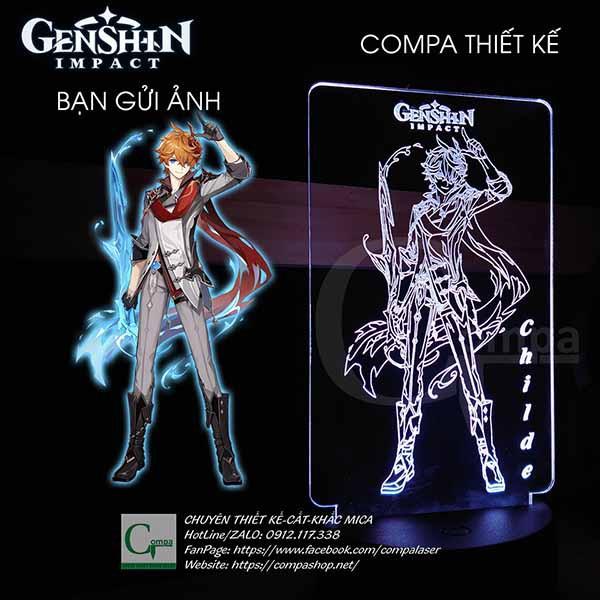 Đèn Ngủ Genshin Impact Childe Type 01