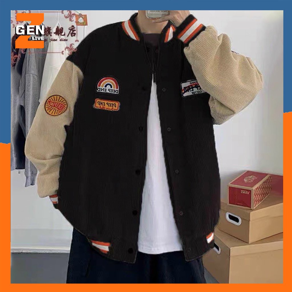 Áo bomber nam nữ form rộng, chất nhung tăm thoáng mát, hình in sắc nét không bong tróc - LZ FASHION - TP007