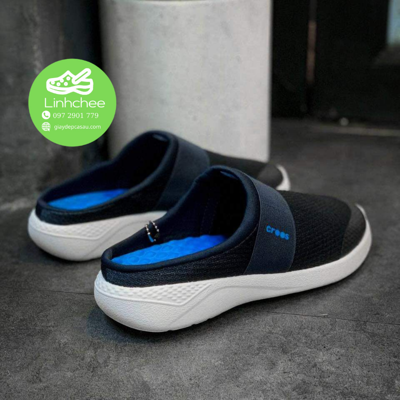 GIÀY SỤC VẢI CROSS LITERIDE MESH MULE MÀU NAVY dành CHO NAM.